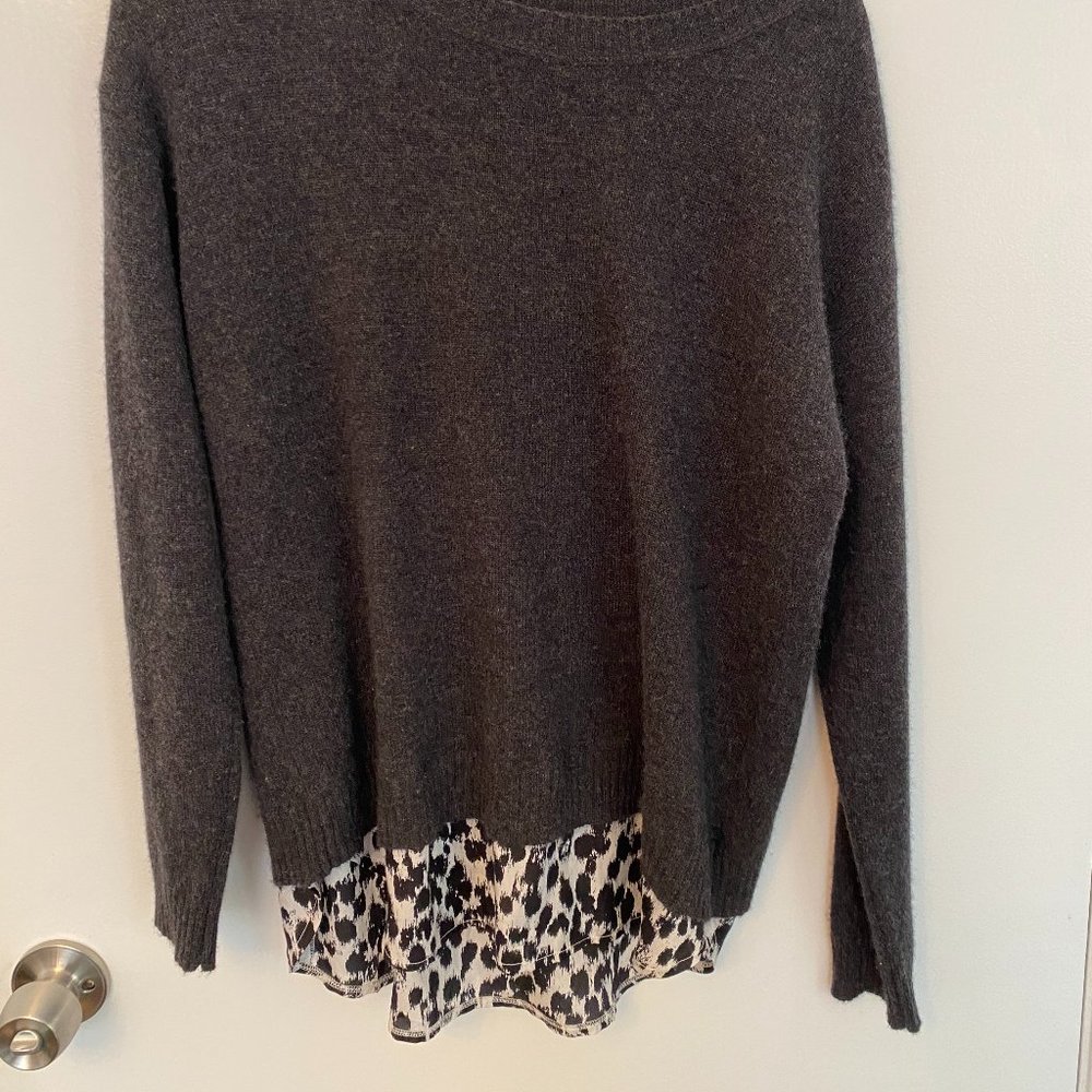 Cheeta Cashmere sweater by Bloomingdales M
